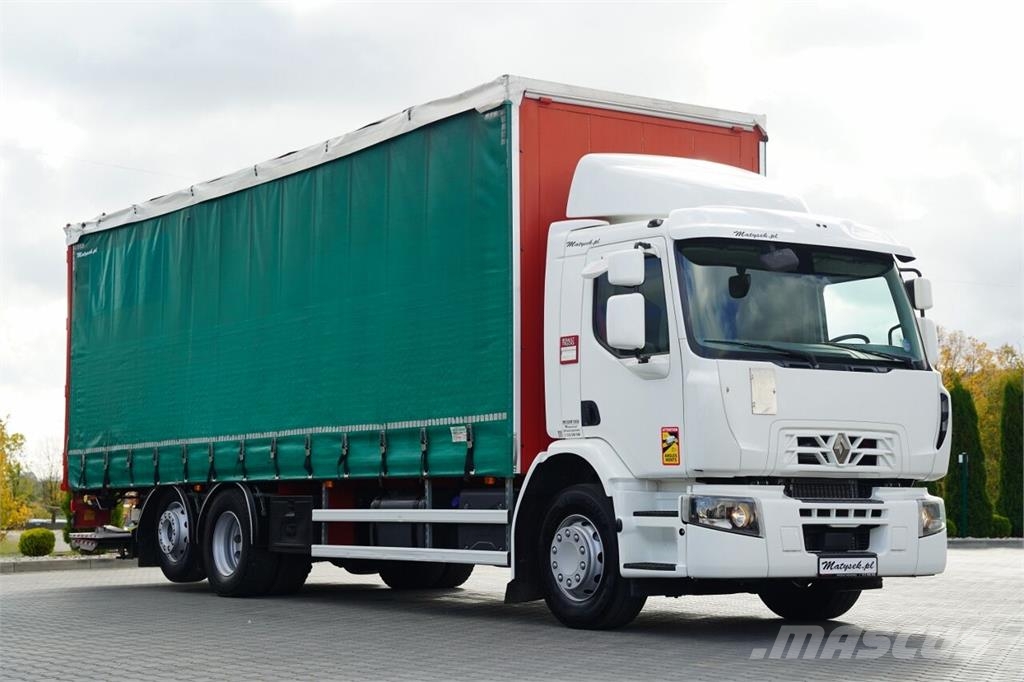 Renault D 26 WIDE / 6x2 / FIRANKA - 8,5 M / SOLÓWKA / WIND Camion cu prelata