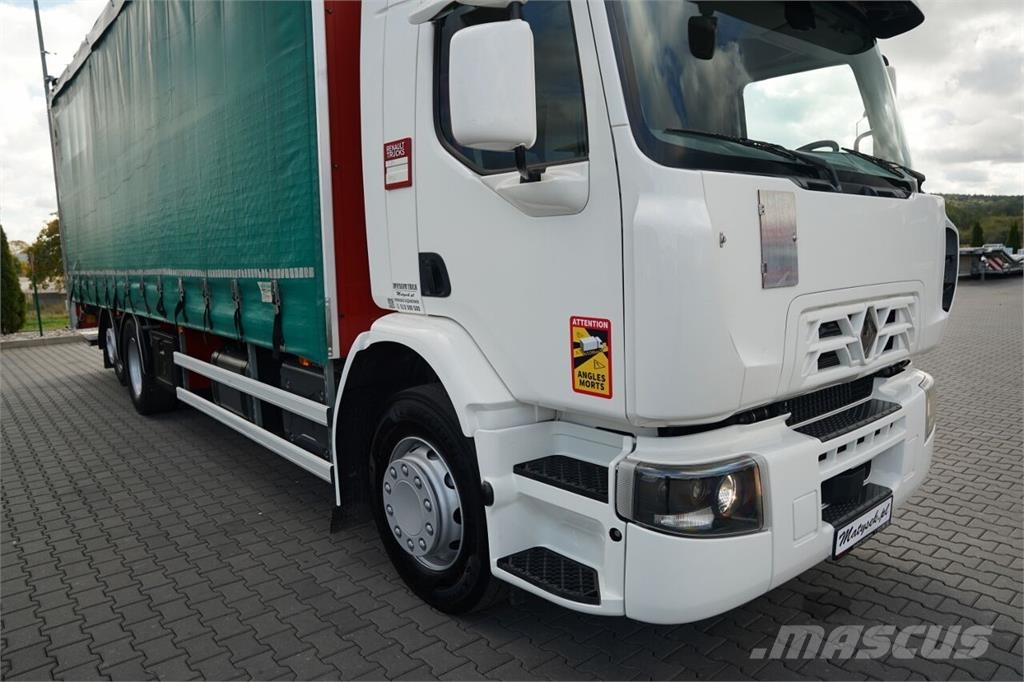 Renault D 26 WIDE / 6x2 / FIRANKA - 8,5 M / SOLÓWKA / WIND Camion cu prelata