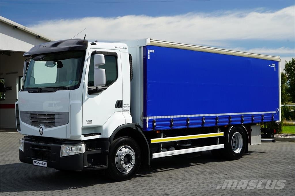 Renault PREMIUM 380 DXI Curtainsider trucks