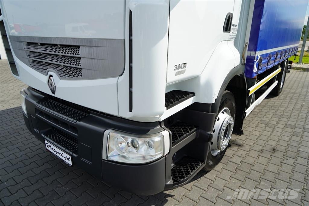 Renault PREMIUM 380 DXI Curtainsider trucks