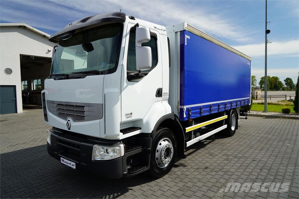 Renault PREMIUM 380 DXI Curtainsider trucks