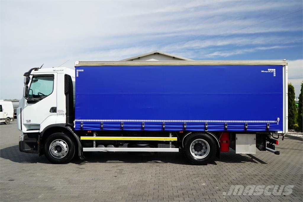 Renault PREMIUM 380 DXI Curtainsider trucks
