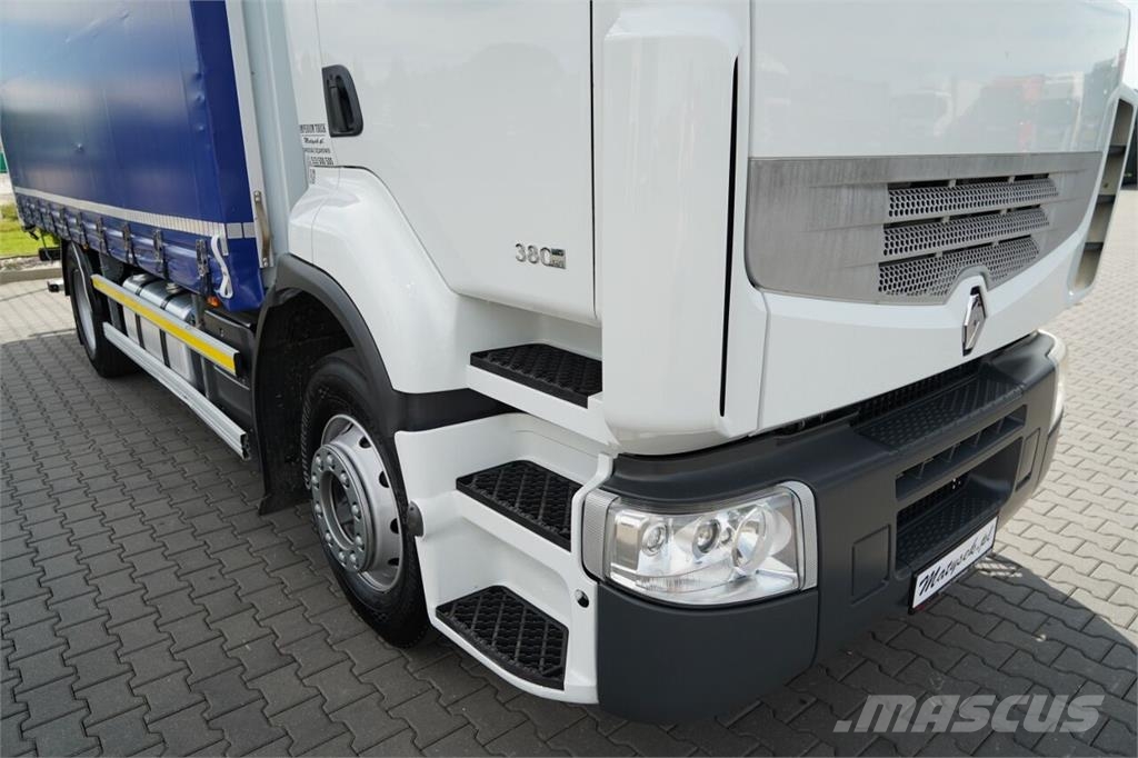 Renault PREMIUM 380 DXI Curtainsider trucks