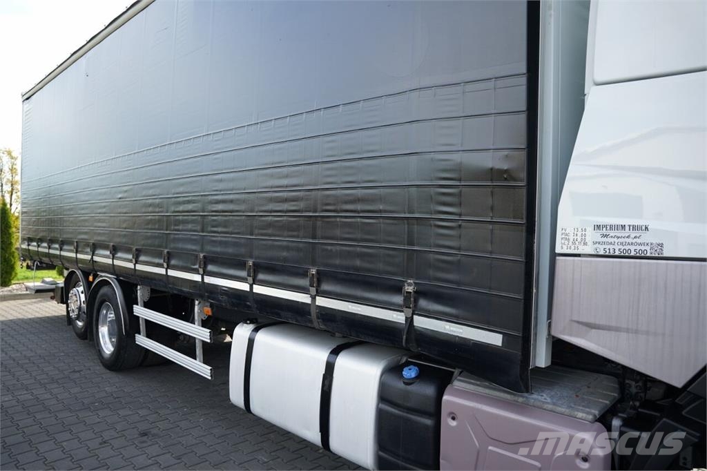Renault T 440 / 6x2 / FIRANKA - 9,5 M / SOLÓWKA / WINDA DH Lastbil - Gardin