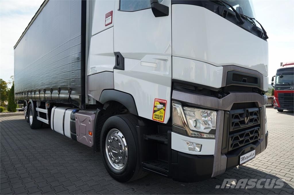 Renault T 440 / 6x2 / FIRANKA - 9,5 M / SOLÓWKA / WINDA DH Lastbil - Gardin
