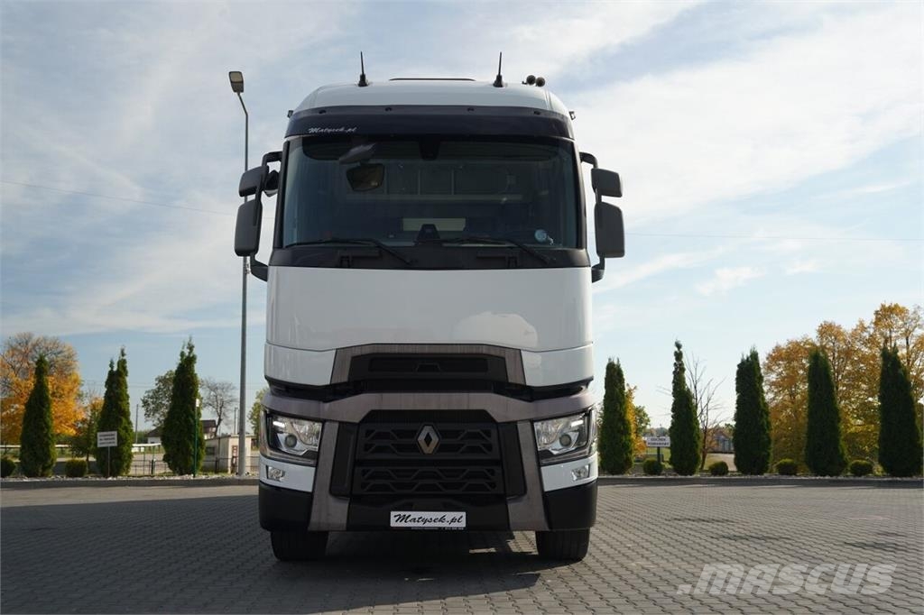 Renault T 440 / 6x2 / FIRANKA - 9,5 M / SOLÓWKA / WINDA DH Lastbil - Gardin