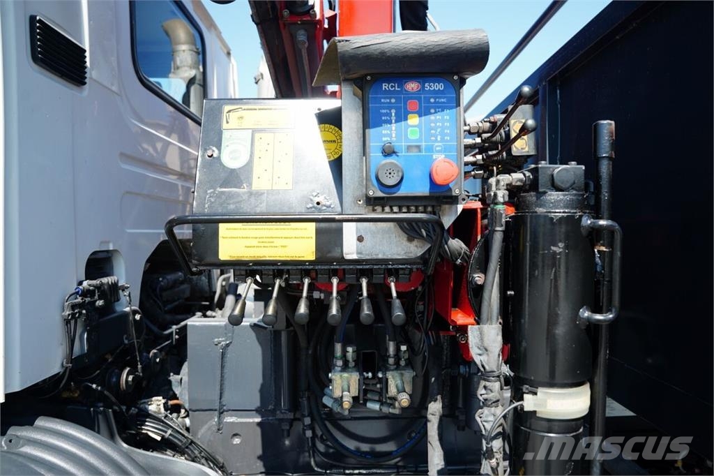 Scania P 280 / 4X2 / WYWROTKA + HDS HMF 635 K2 / STEROWAN Camiones bañeras basculantes o volquetes