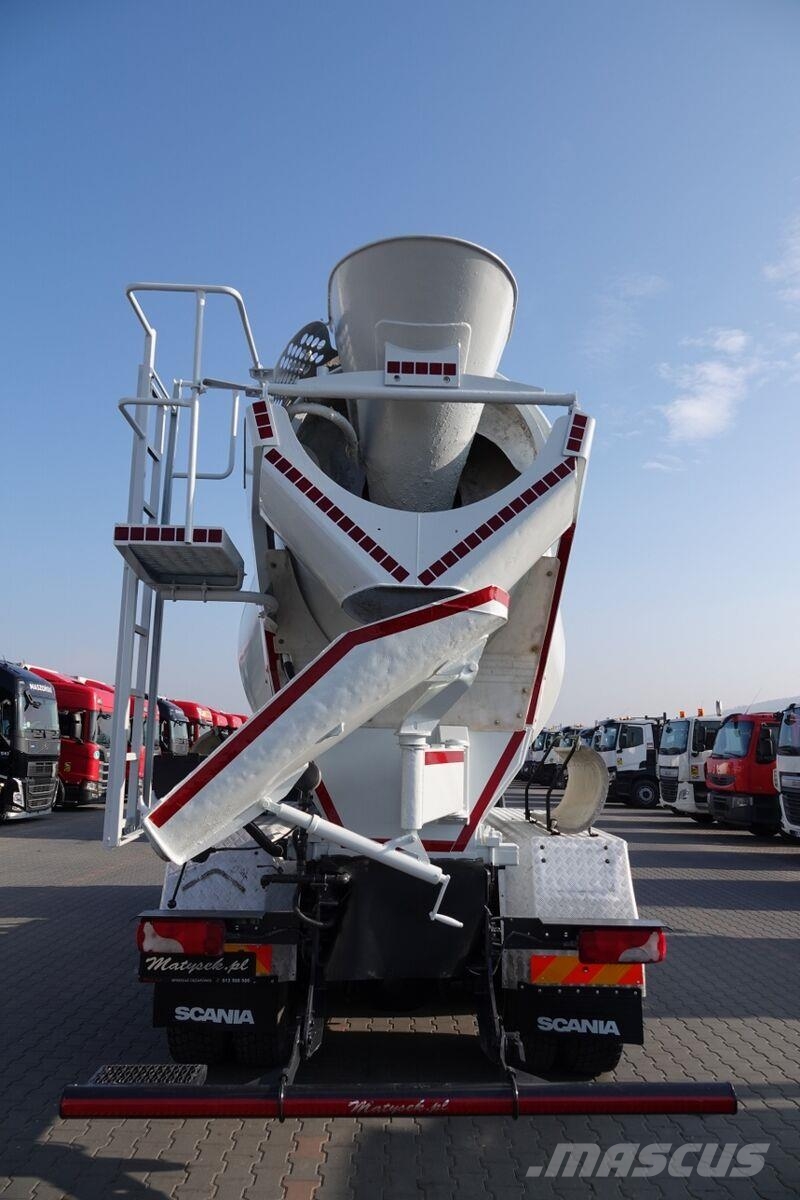 Scania P 410 / 6x4 / BETONOMIESZARKA / GRUSZKA SCHWING ST Camiones de concreto