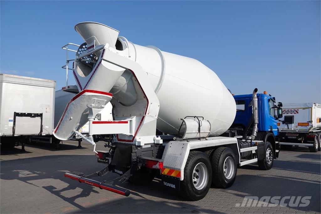 Scania P 410 / 6x4 / BETONOMIESZARKA / GRUSZKA SCHWING ST Camiones de concreto
