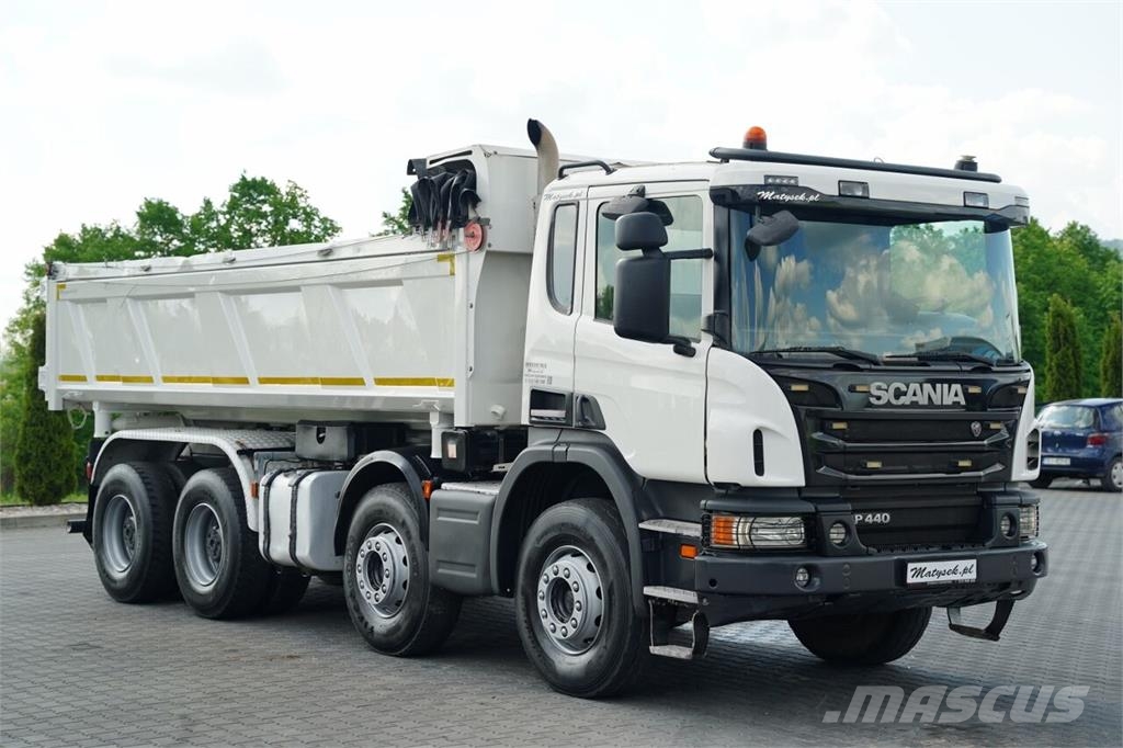 Scania P 440 / 8x4 / WYWROTKA 2 STRONNA / HYDROBURTA / BO Bañeras basculantes usadas