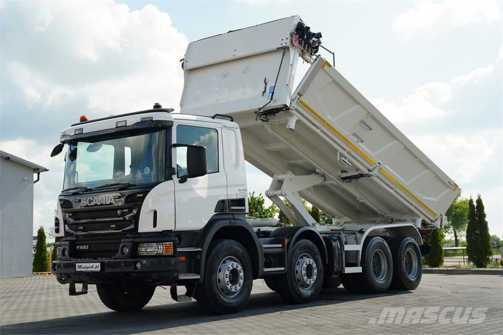 Scania P 440 / 8x4 / WYWROTKA 2 STRONNA / HYDROBURTA / BO Bañeras basculantes usadas
