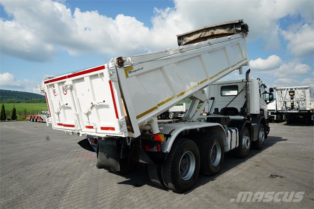 Scania P 440 / 8x4 / WYWROTKA 2 STRONNA / HYDROBURTA / BO Bañeras basculantes usadas
