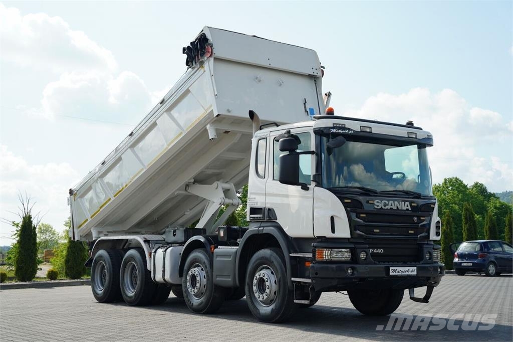 Scania P 440 / 8x4 / WYWROTKA 2 STRONNA / HYDROBURTA / BO Bañeras basculantes usadas