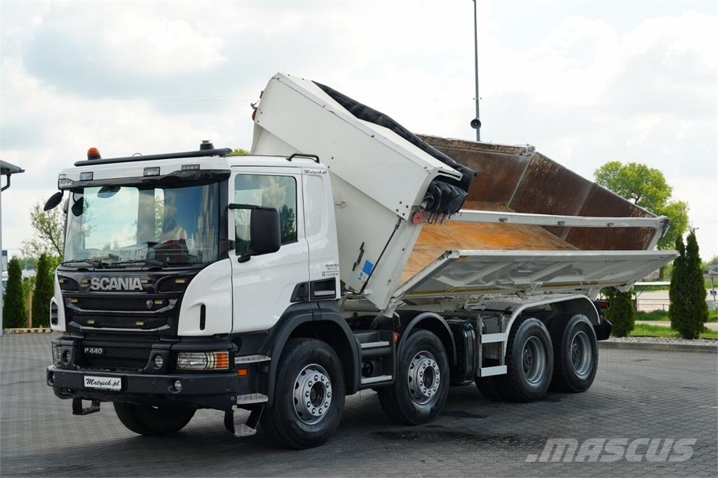 Scania P 440 / 8x4 / WYWROTKA 2 STRONNA / HYDROBURTA / BO Bañeras basculantes usadas