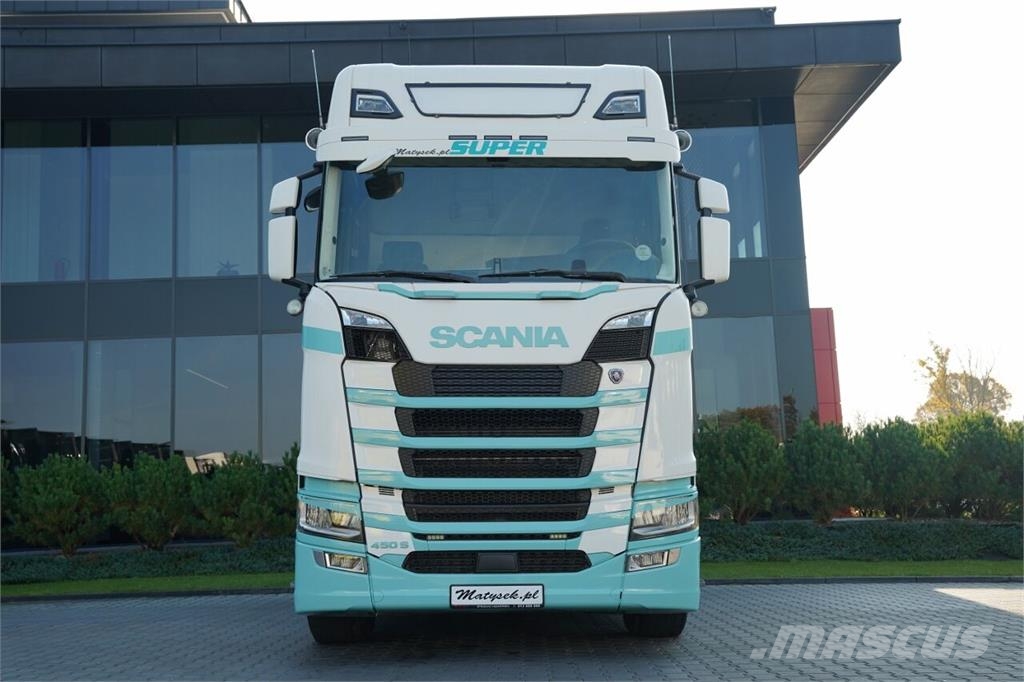 Scania S 450 / RETARDER / I - PARK COOL / CAŁA NA PODUSZK Tahače