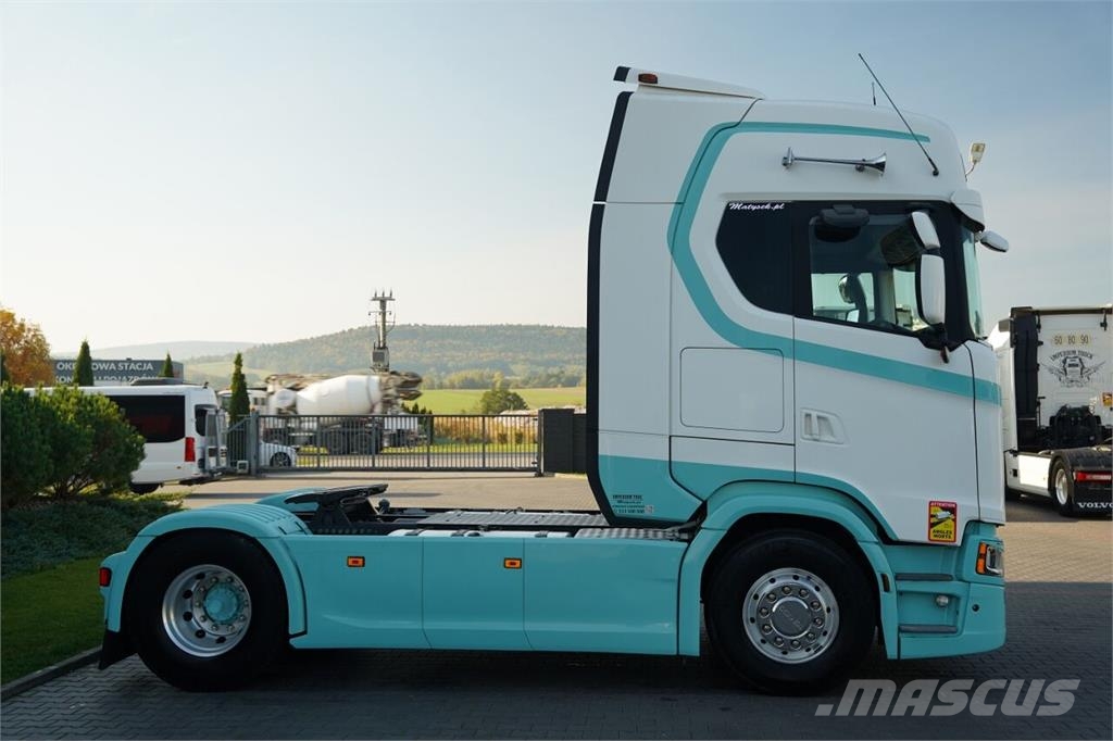Scania S 450 / RETARDER / I - PARK COOL / CAŁA NA PODUSZK Tahače