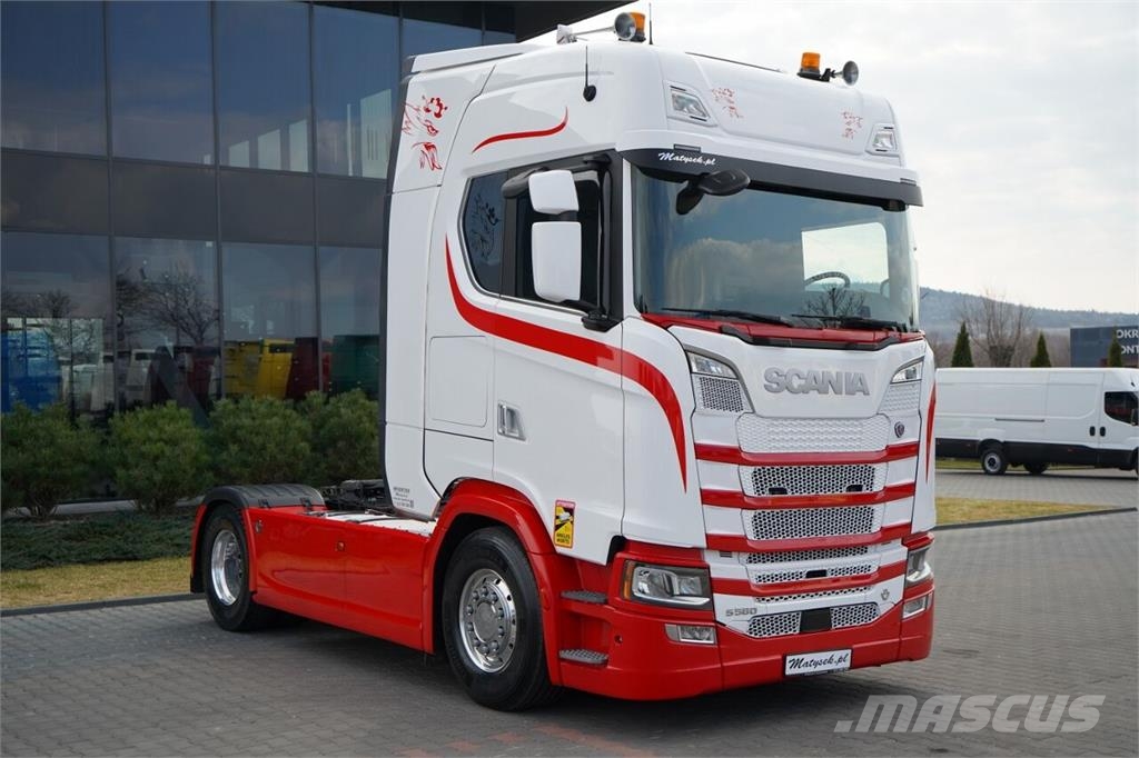 Scania S 580 / V8 Tahače