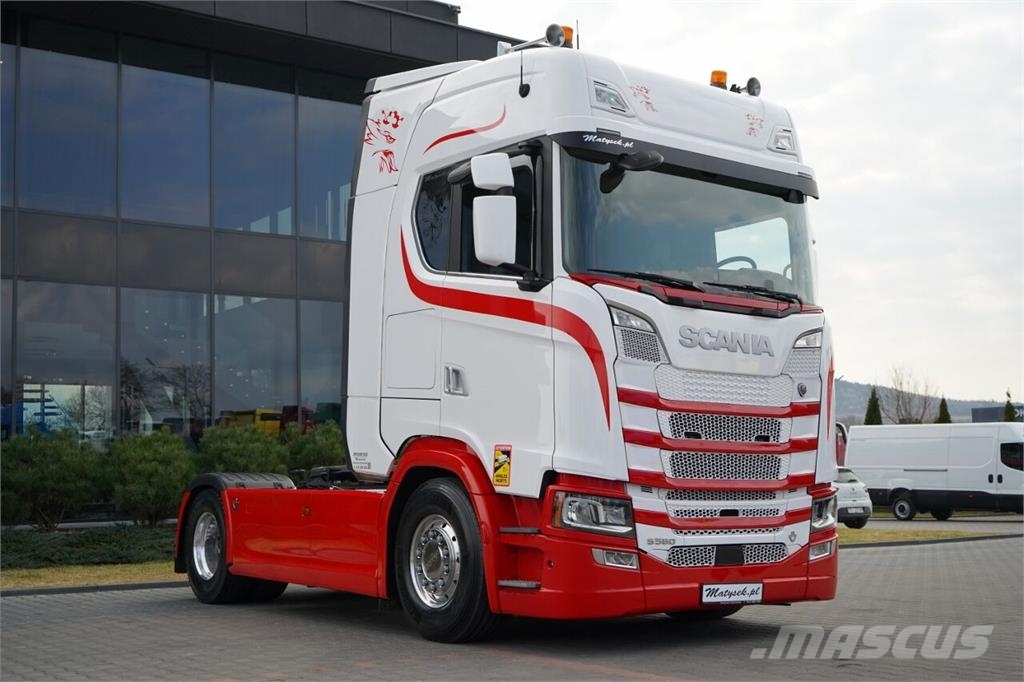 Scania S 580 / V8 Tahače