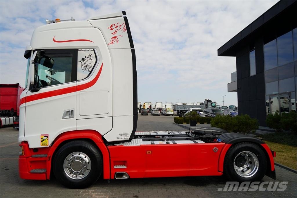 Scania S 580 / V8 Tahače
