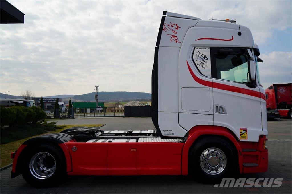Scania S 580 / V8 Tahače