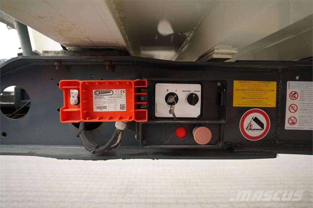 Schmitz Cargobull / WYWROTKA - 28 m3 / ALUMINIOWA / PLANDEKA ELEKTRY Kippipuoliperävaunut