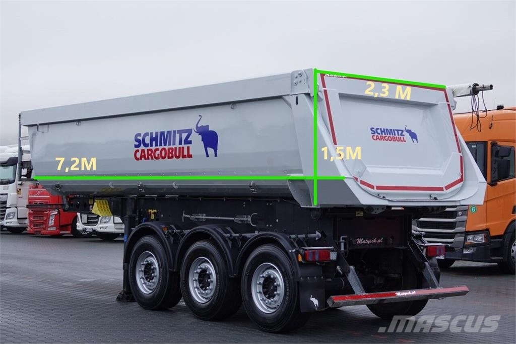 Schmitz Cargobull WYWROTKA 25 m3 / STALOWA / 2021 ROK / RYNNA WANNA  نصف مقطورات قلابة
