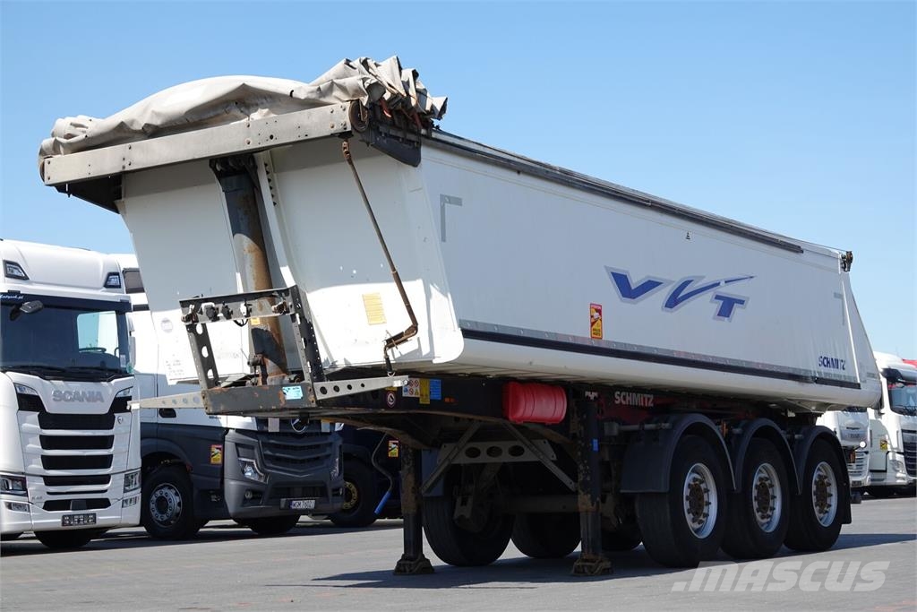 Schmitz Cargobull WYWROTKA / 24 m3 / ALUMINIOWA / OŚ PODNOSZONA  / S نصف مقطورات قلابة