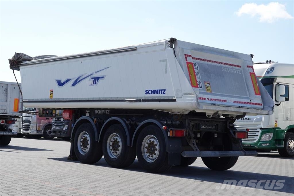 Schmitz Cargobull WYWROTKA / 24 m3 / ALUMINIOWA / OŚ PODNOSZONA  / S نصف مقطورات قلابة