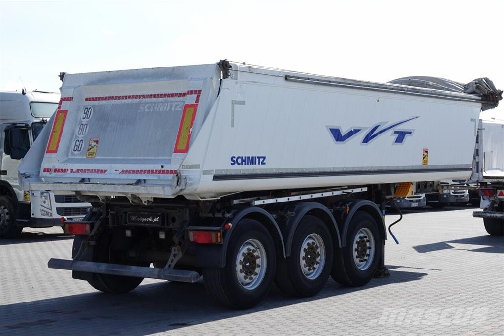 Schmitz Cargobull WYWROTKA / 24 m3 / ALUMINIOWA / OŚ PODNOSZONA  / S نصف مقطورات قلابة