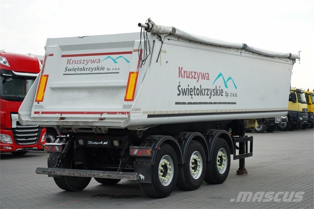 Schmitz Cargobull / WYWROTKA / ALUMINIOWA / OŚ PODNOSZONA / OSIE SAF Kippladerauflieger