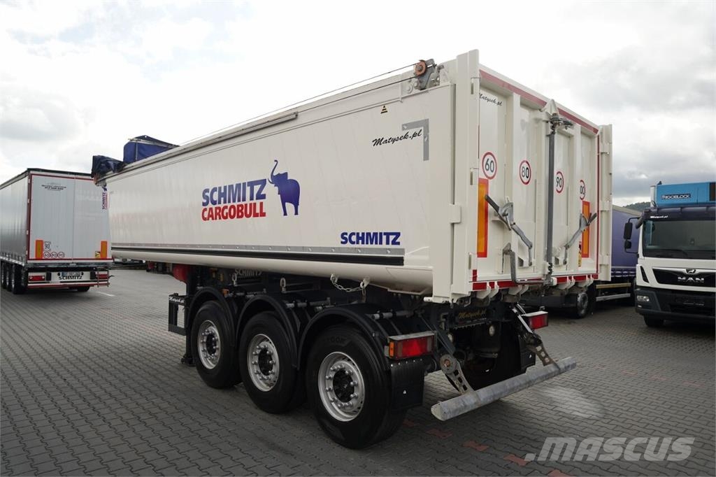 Schmitz Cargobull / WYWROTKA - 28 m3 / ALUMINIOWA / PLANDEKA ELEKTRY Kippipuoliperävaunut