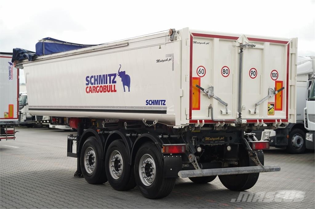 Schmitz Cargobull / WYWROTKA - 28 m3 / ALUMINIOWA / PLANDEKA ELEKTRY Kippipuoliperävaunut