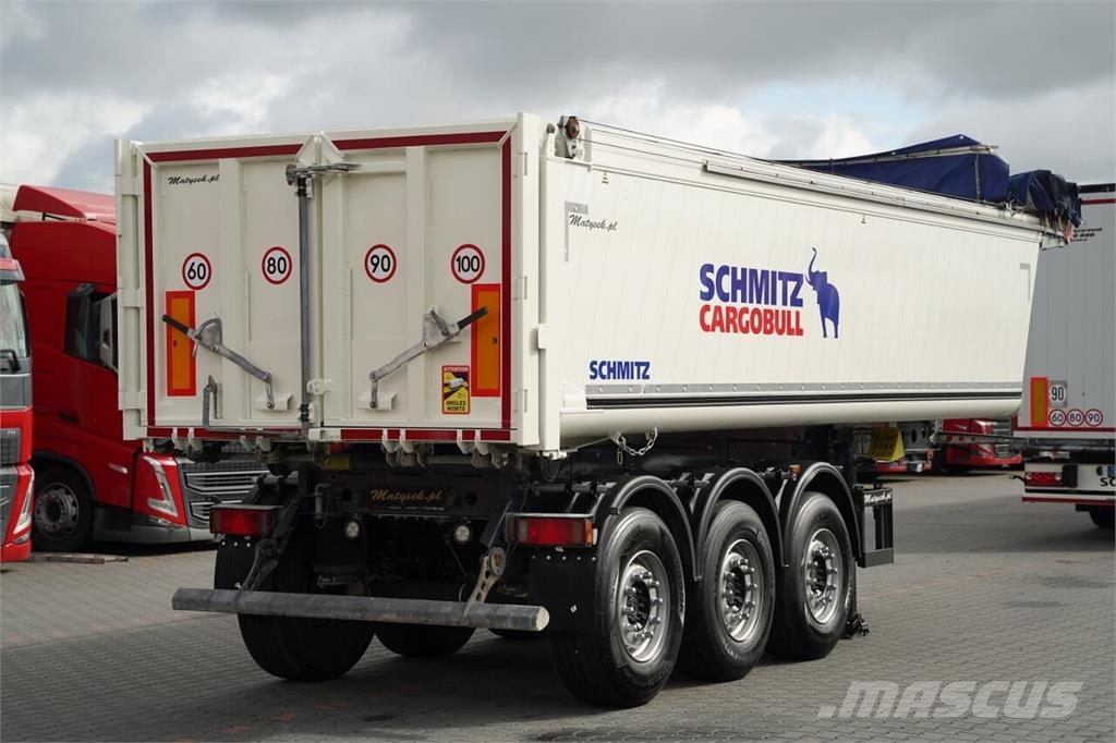 Schmitz Cargobull / WYWROTKA - 28 m3 / ALUMINIOWA / PLANDEKA ELEKTRY Kippipuoliperävaunut