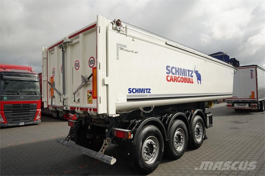 Schmitz Cargobull / WYWROTKA - 28 m3 / ALUMINIOWA / PLANDEKA ELEKTRY Kippipuoliperävaunut
