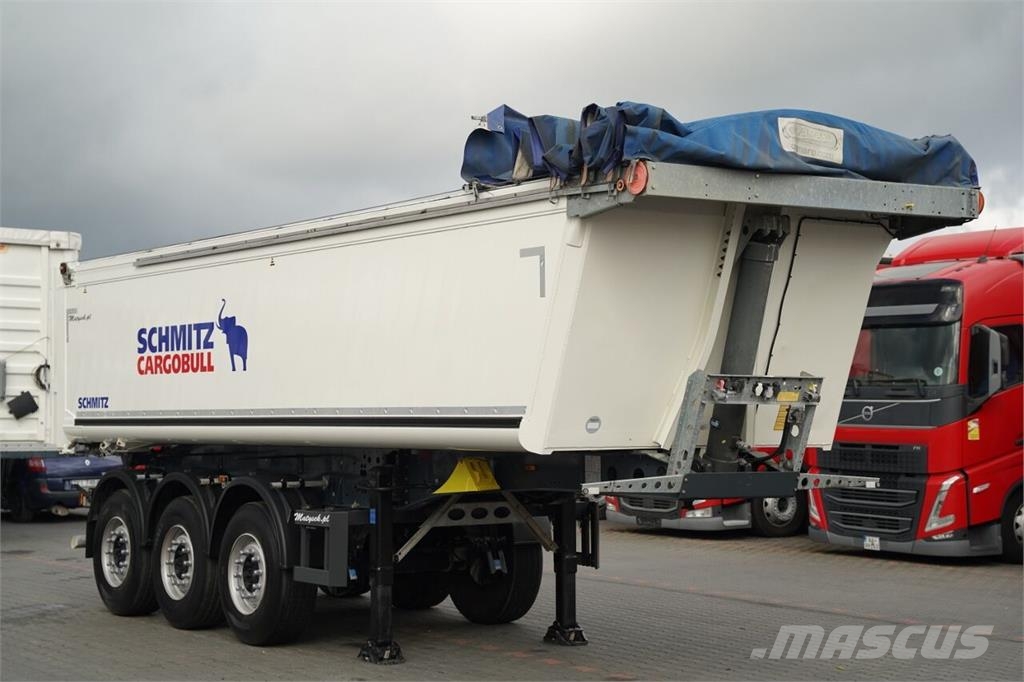 Schmitz Cargobull / WYWROTKA - 28 m3 / ALUMINIOWA / PLANDEKA ELEKTRY Kippipuoliperävaunut