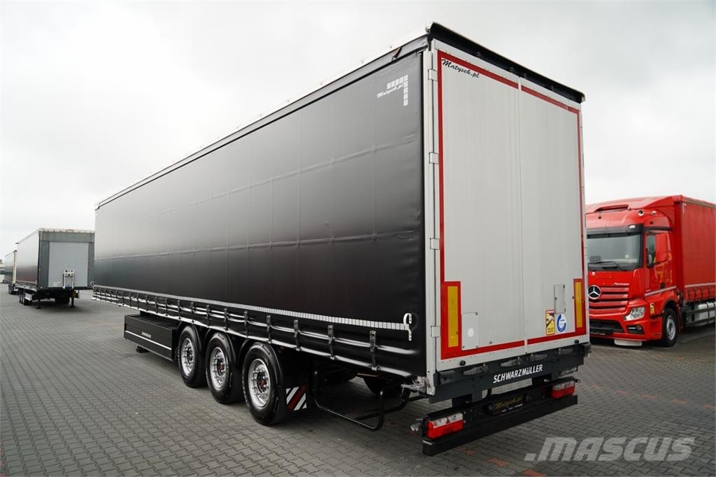 Schwarzmüller / FIRANKA / STANDARD / PALECIARA / OŚ PODNOSZONA / Curtainsider semi-trailers