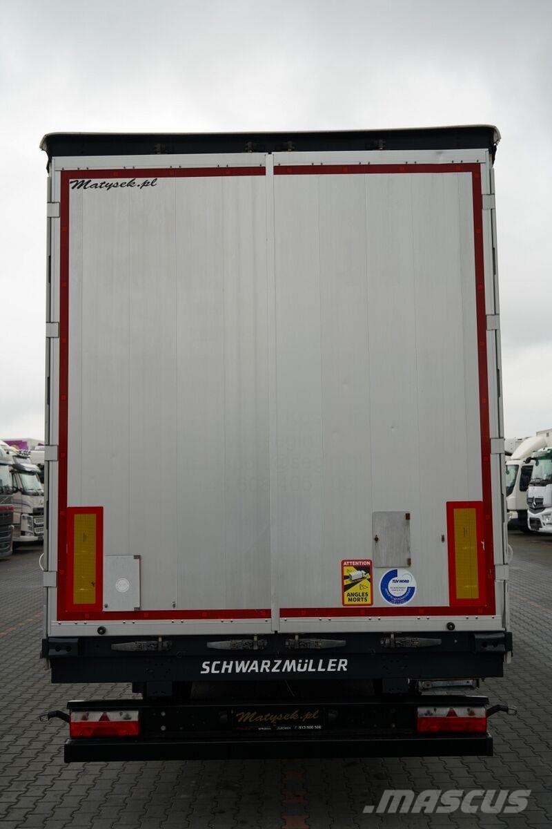 Schwarzmüller / FIRANKA / STANDARD / PALECIARA / OŚ PODNOSZONA / Curtainsider semi-trailers