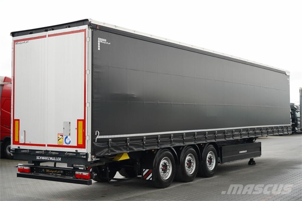 Schwarzmüller / FIRANKA / STANDARD / PALECIARA / OŚ PODNOSZONA / Curtainsider semi-trailers
