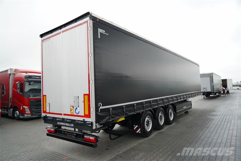Schwarzmüller / FIRANKA / STANDARD / PALECIARA / OŚ PODNOSZONA / Curtainsider semi-trailers