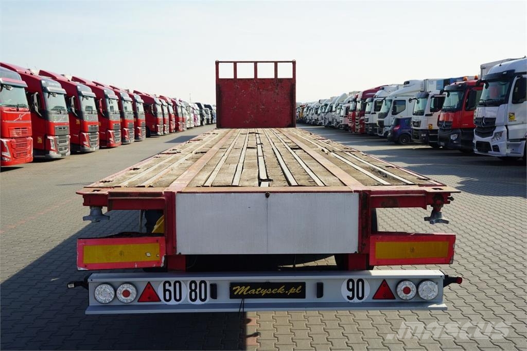 Trailor NACZEPA PLATFORMA / PODŁOGA SZYNA DESKA / WZMACNIA Poluprikolice za autotransporter