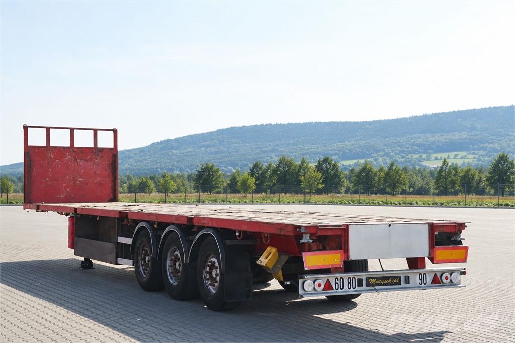 Trailor NACZEPA PLATFORMA / PODŁOGA SZYNA DESKA / WZMACNIA Poluprikolice za autotransporter