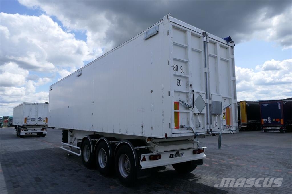 Trailor TIPPER - 63 M3 / WHOLE ALUMINIUM / Самосвални полуремаркета
