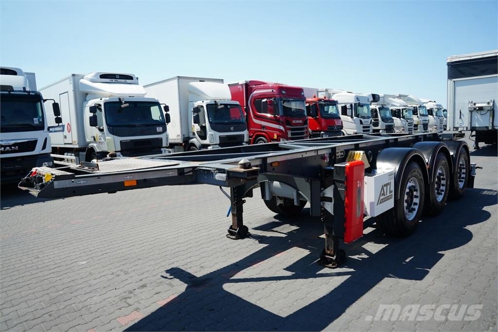 Van Hool NACZEPA PODKONTENEROWA / POD CYSTERNE / PEŁNY ADR  Chasis y suspención