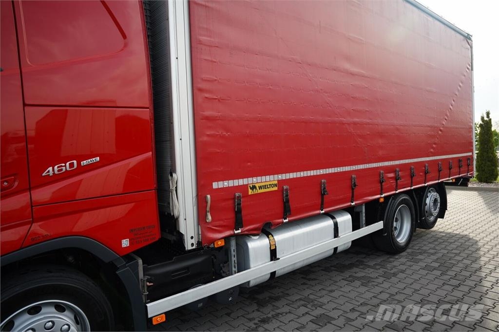 Volvo FH 460 / FIRANKA 7,4 M / I-SAVE / I-PARK COOL / OŚ Camión con caja abierta