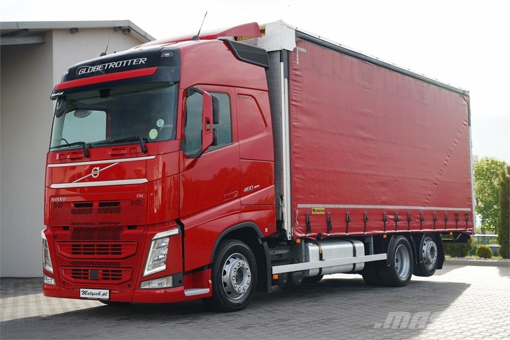 Volvo FH 460 / FIRANKA 7,4 M / I-SAVE / I-PARK COOL / OŚ Camión con caja abierta