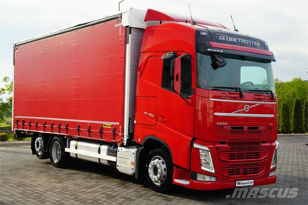 Volvo FH 460 / FIRANKA 7,4 M / I-SAVE / I-PARK COOL / OŚ Camión con caja abierta