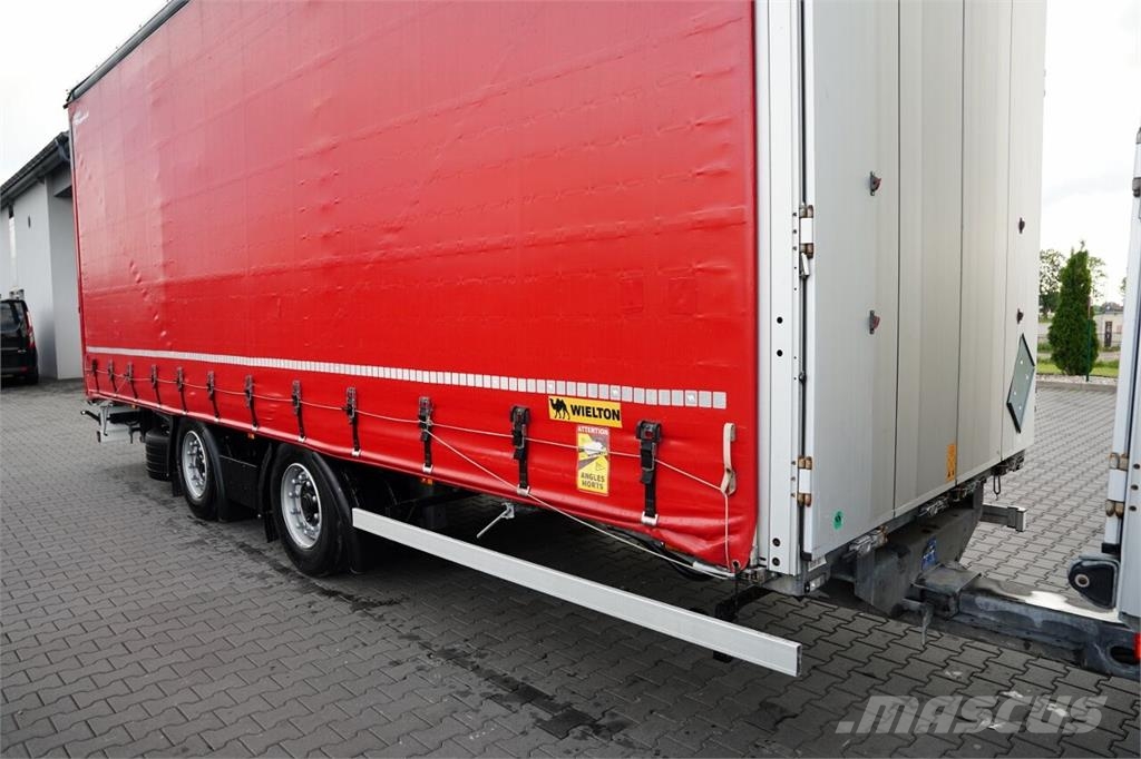 Volvo FH 460 / ZESTAW TANDEM / 120 M3 / PRZEJAZDOWY / I- 커튼사이더 트럭
