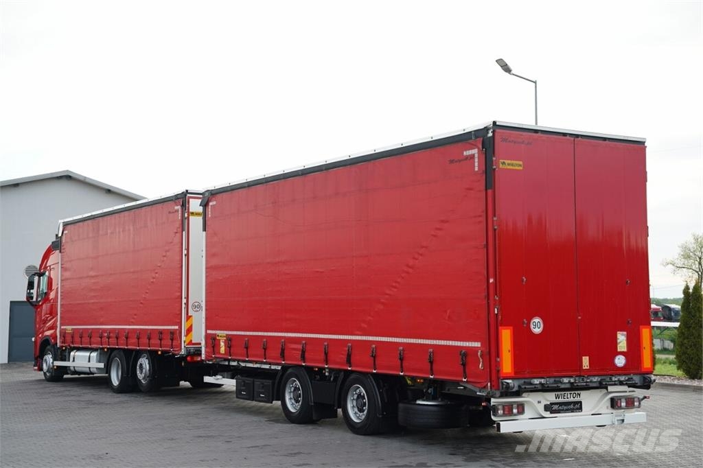 Volvo FH 460 / ZESTAW TANDEM / 120 M3 / PRZEJAZDOWY / I- Camión con caja abierta