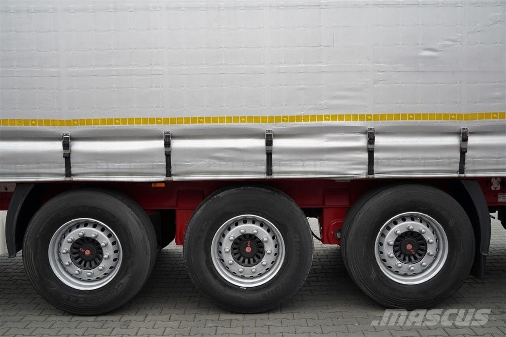 Wielton FIRANKA STANDARD / MULDA DO STALI - 9 M / OŚ PODNO Poluprikolice sa ceradom