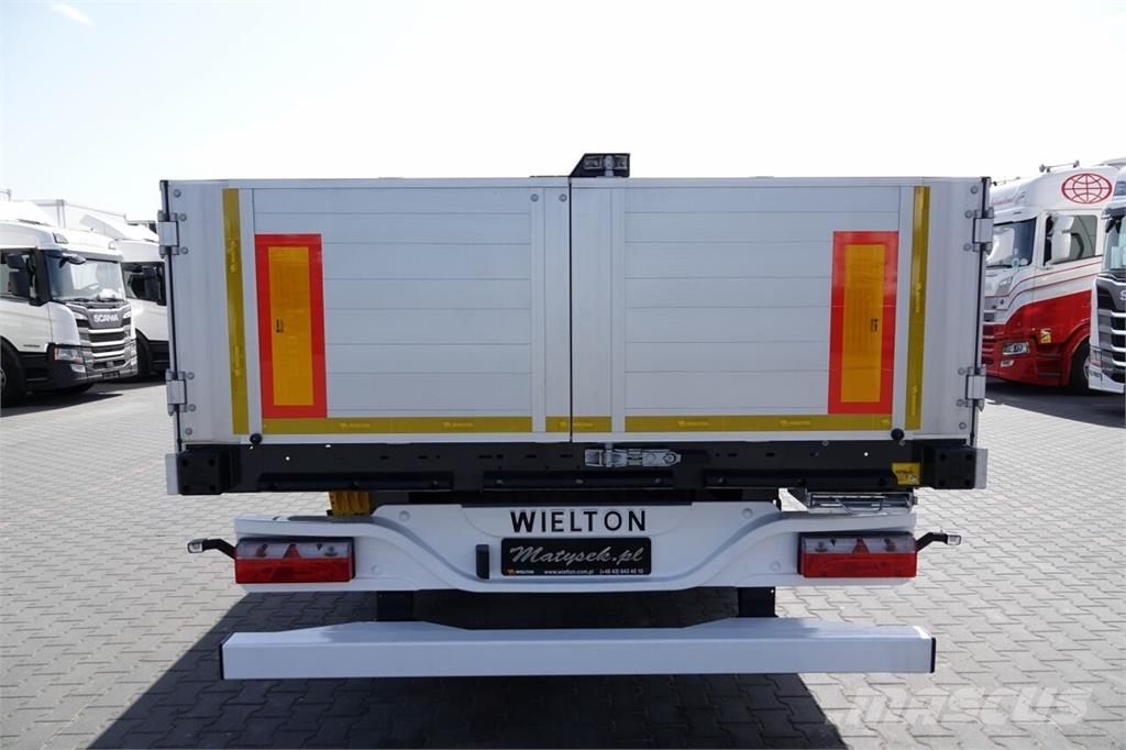 Wielton NACZEPA BURTOWA / DO BUDOWLANKI / NOWA / 2024 R / نصف مقطورات مسطحة / مفصلية الجوانب